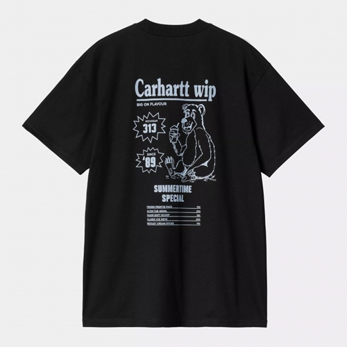 S/S Catalogue T-Shirt Black Bluebird