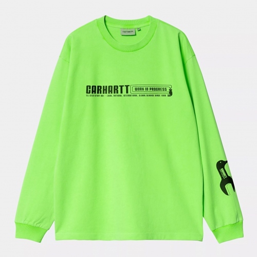 L/S Industry T-Shirt Lumo Green Black Ga