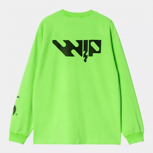 L/S Industry T-Shirt Lumo Green Black Ga