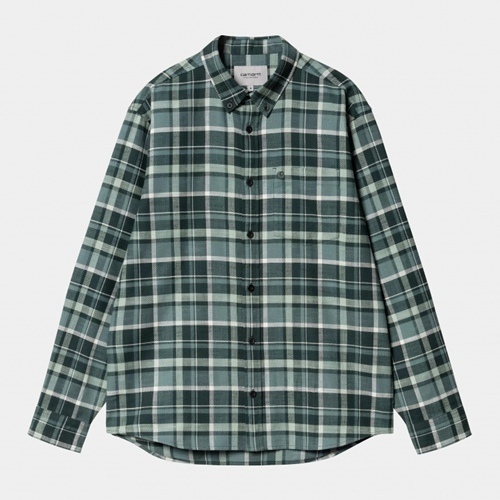 L/S Fendrick Shirt Deep Lagoon