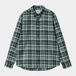 L/S Fendrick Shirt Deep Lagoon