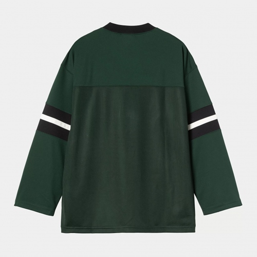 L/S Detroit Mesh T-Shirt Conifer Black