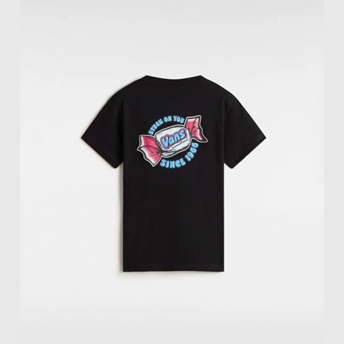 Stuck On Vans SS Kids T-Shirt Black