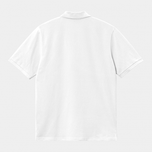 S/S Chase Pique Polo White Gold
