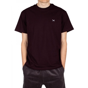 Mini Flag Relaxed Tee Aubergine