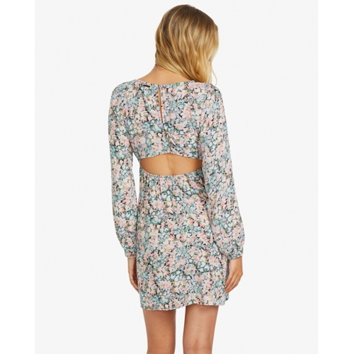 Star Fall Dress Floral Rose