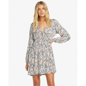 Star Fall Dress Floral Rose