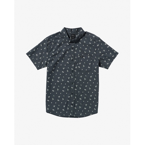 Thatll Do Print SS Shirt Navy