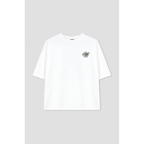 M/C Life Is Short Organic Cotton white y