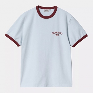 S/S 89 Ringer T-Shirt Air Sky Mulberry