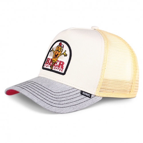 Trucker Cap HFT Food Beer & Coffee Grey