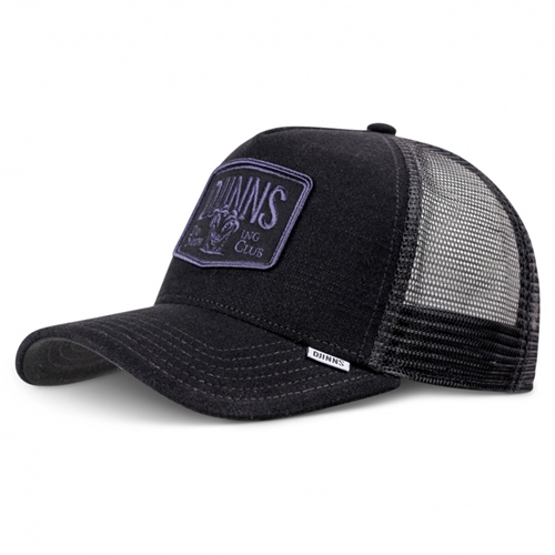 Trucker Cap HFT Hippy Canvas Black