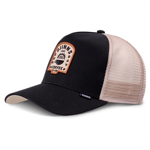 Trucker Cap HFT Lazy Sunday Black Khaki