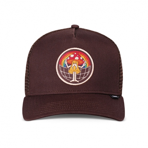 Trucker Cap HFT Peace & Harmony Brown