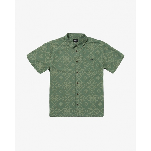 Sundays Jacqard Hemd Green