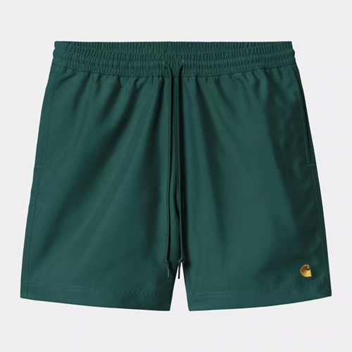 Chase Swim Trunk Dark Fir Gold