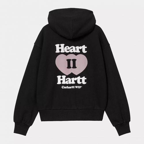 W Hooded Heart II Hartt Jacket Black