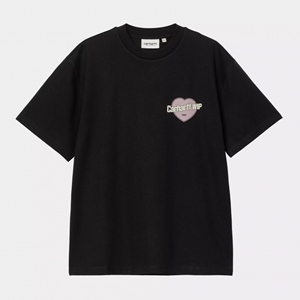 W S/S Growth T-Shirt Black Stone Washed