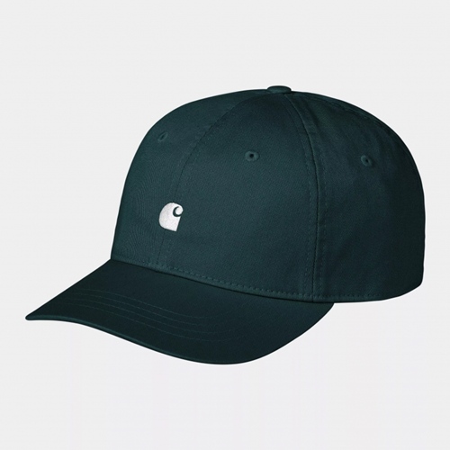Madison Logo Cap Deep Lagoon White