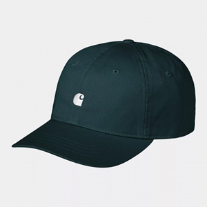 Madison Logo Cap Deep Lagoon White