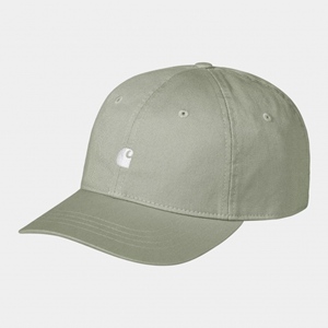 Madison Logo Cap Pale Olive White