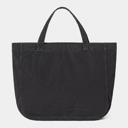 Rivet Tote Bag Black Stone Washed