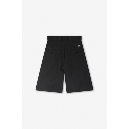 Berm. Wide Legs Pinzas Black