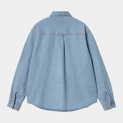 Harvey Shirt Jac Blue Stone Bleached
