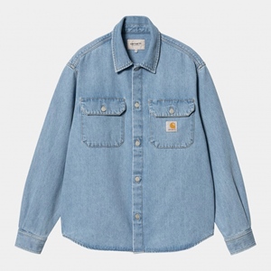 Harvey Shirt Jac Blue Stone Bleached