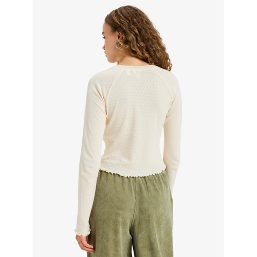 Time Off Pointelle Longsleeve creme