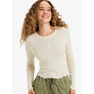 Time Off Pointelle Longsleeve creme