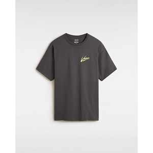 Brush Script Loose SS T-Shirt Asphalt
