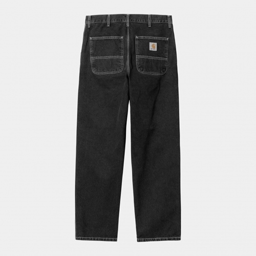 Simple Pant black stone washed