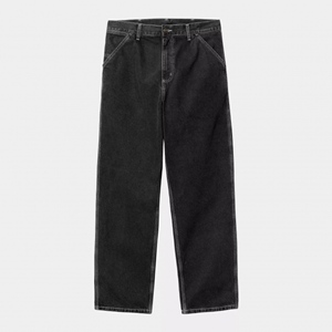 Simple Pant black stone washed