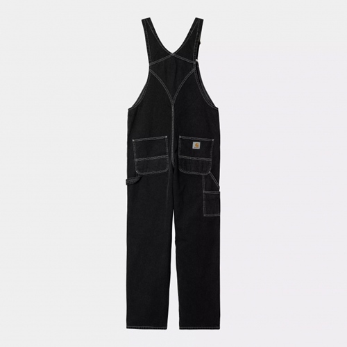 Bib Overall Black stone washed
