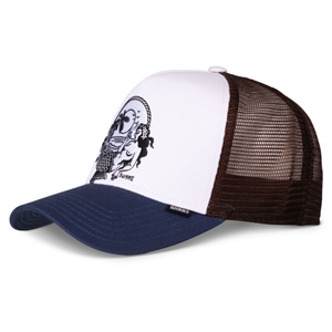 Trucker Cap HFT Lazy Mermaid White Navy