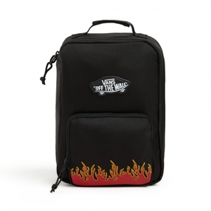 Old Skool Lunch Bag Black Flame