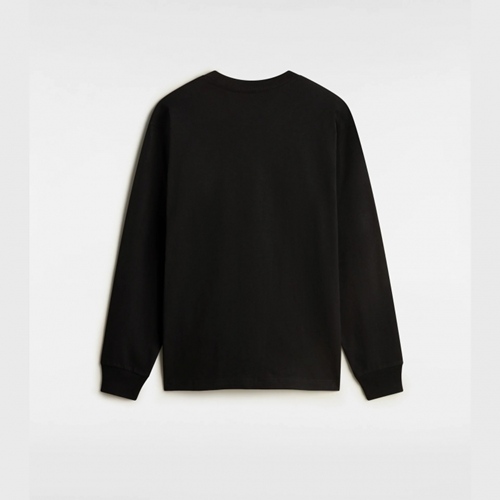 Left Chest II Loose LS Black