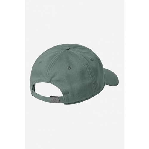 W Madison Logo Cap Silver Pine Wax