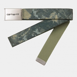 Clip Belt Chrome Camo Combi Green
