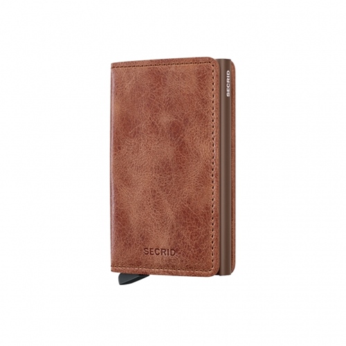 SV Slimwallet Vintage Cognac Brown