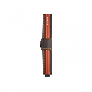 MM Matte Truffle & Orange Miniwallet