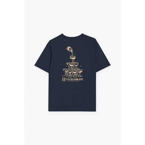 M/C Lets Celebrate T-Shirt Navy