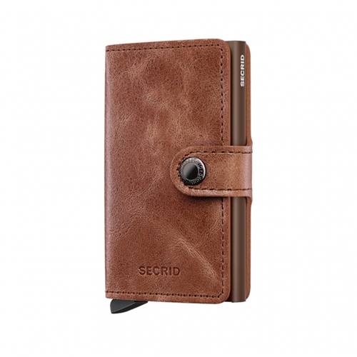 MV Miniwallet Vintage Cognac Brown