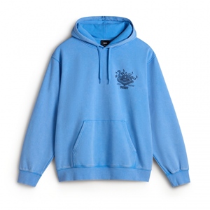 Scratched Records Pullover Tranquil Blue