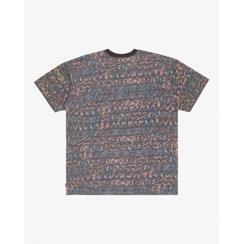 Paint Rack Wave Washed SS T-Shirt Pewter