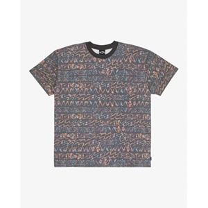 Paint Rack Wave Washed SS T-Shirt Pewter