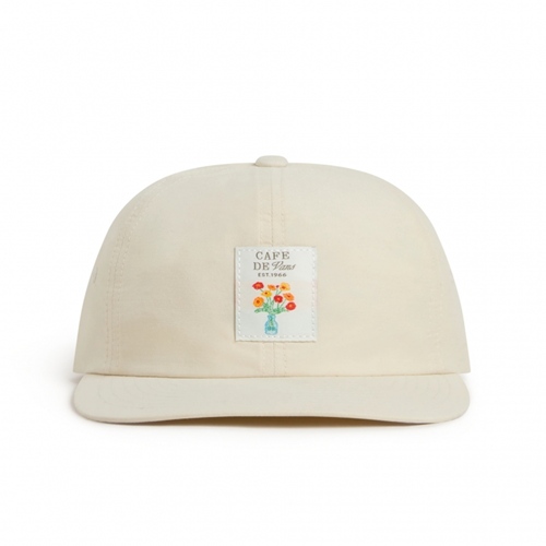 Cafe Vans Jockey Cap Marshmallow