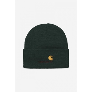 American Script Beanie Dark Fir