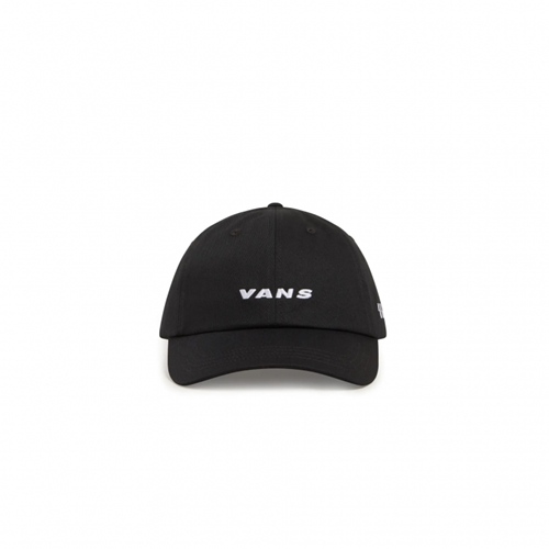 Check Side Curved Bill Jockey Black